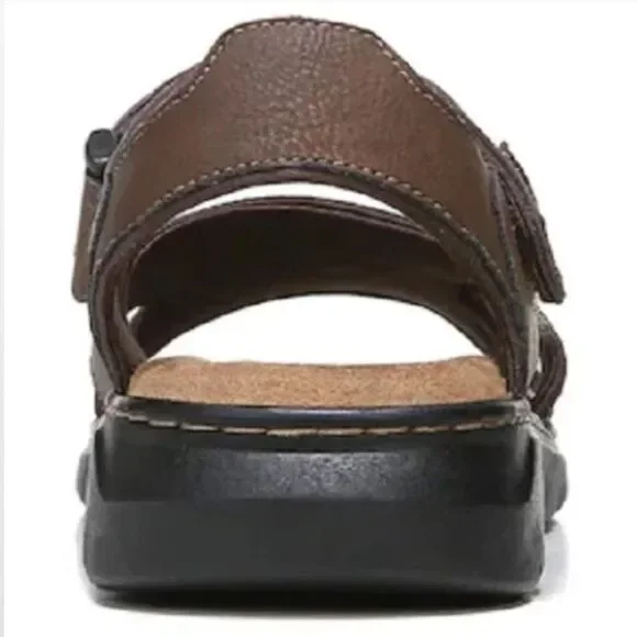 New Men Brown Fisherman Sandals Hiking Shoes Dr. Scholls Size 9 - Picture 12 of 16